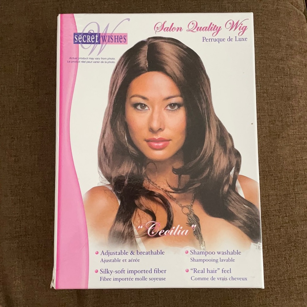 Secret Wishes Salon Quality Wig, 51716 “Cecilia” Brunette